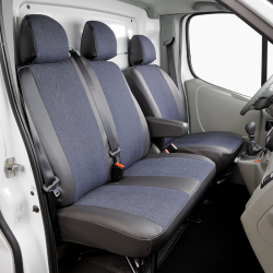 Housses de siège sur mesure adaptées pour Renault Trafic III Van