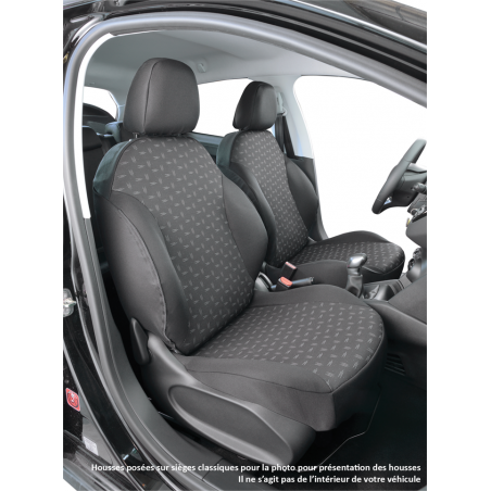 Bâche de protection compatible avec Renault Megane RS pour intérieur Gris